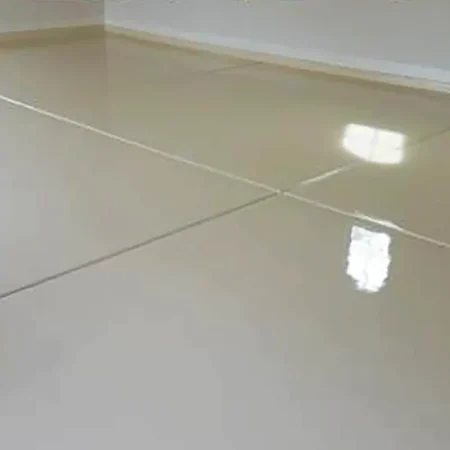 High gloss single colour epoxy floor