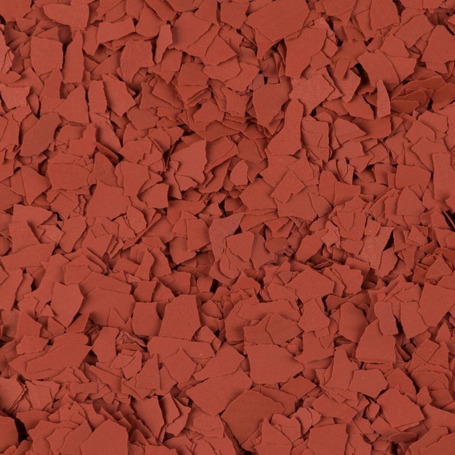 Terra Cotta epoxy flake colour